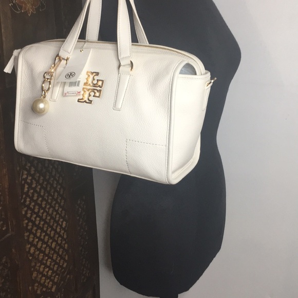 Tory Burch Britten satchel with crossbody strapNWT - Picture 9 of 10